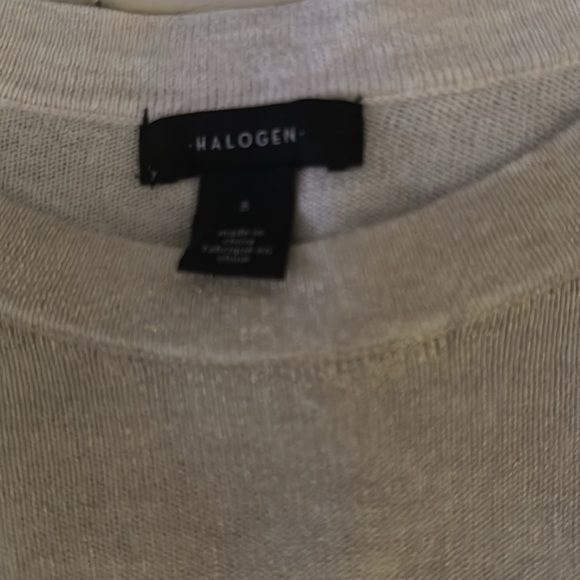 Halogen - Foil Crewneck Cotton Top - Size Small - Picture 7 of 7
